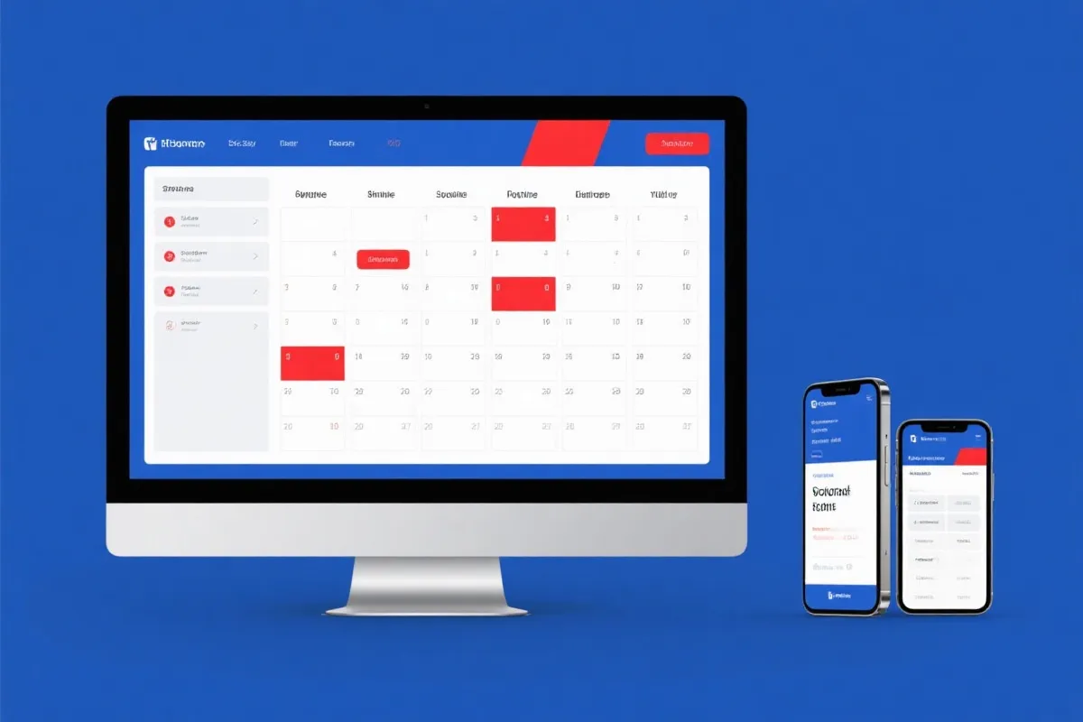 赛程表页面结构示意图